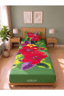Hand Painted Rayon Bedsheet Set Single Size